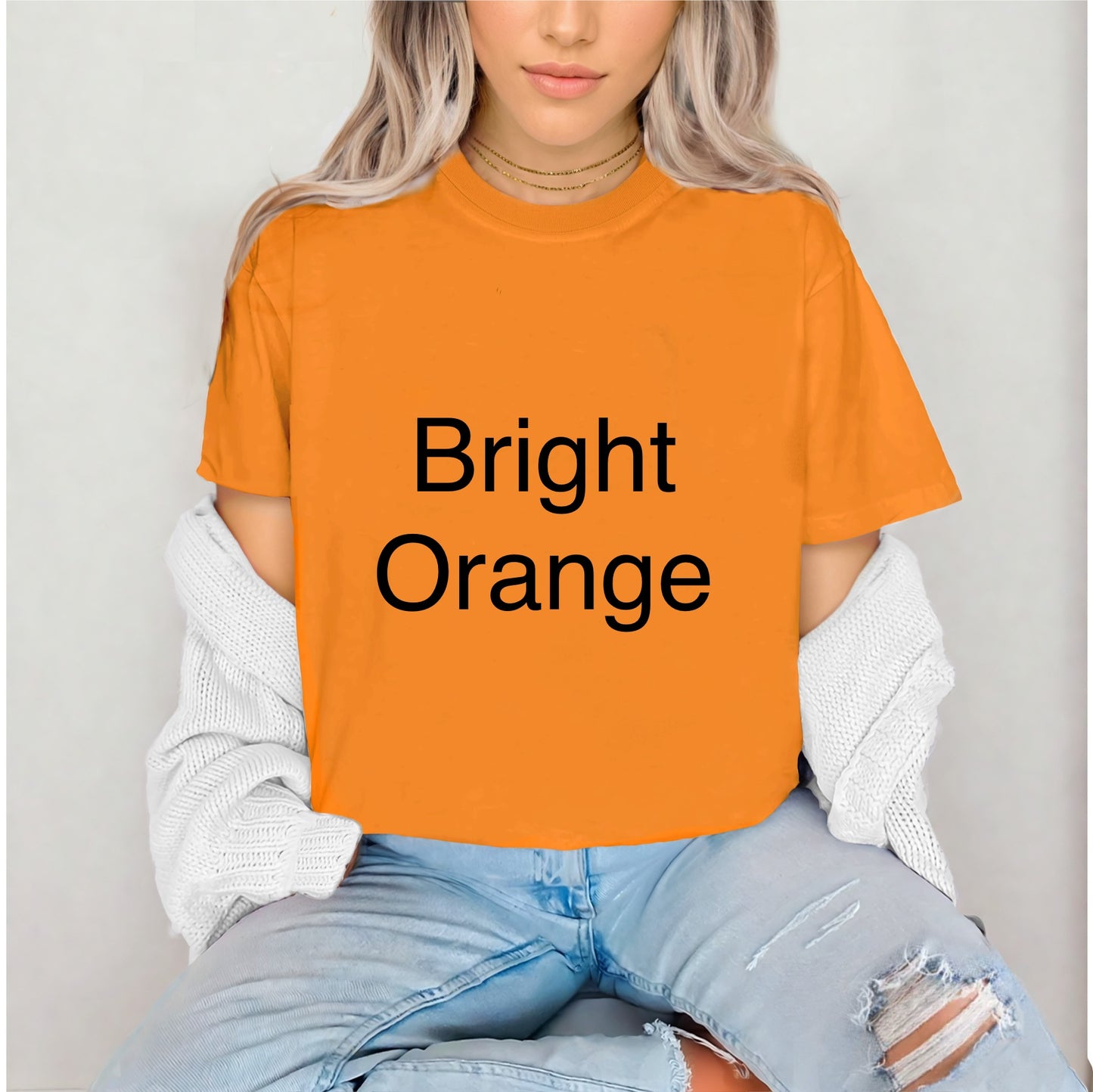 Bright Orange Comfort Colors T-Shirt