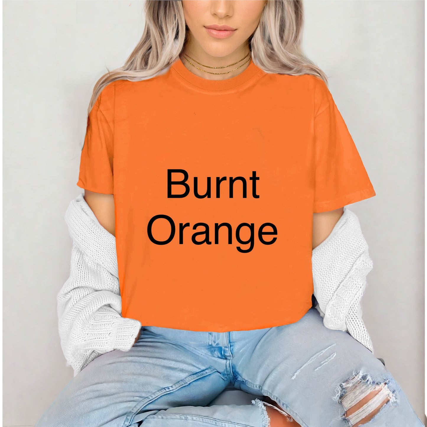 Burnt Orange Comfort Colors T-Shirt
