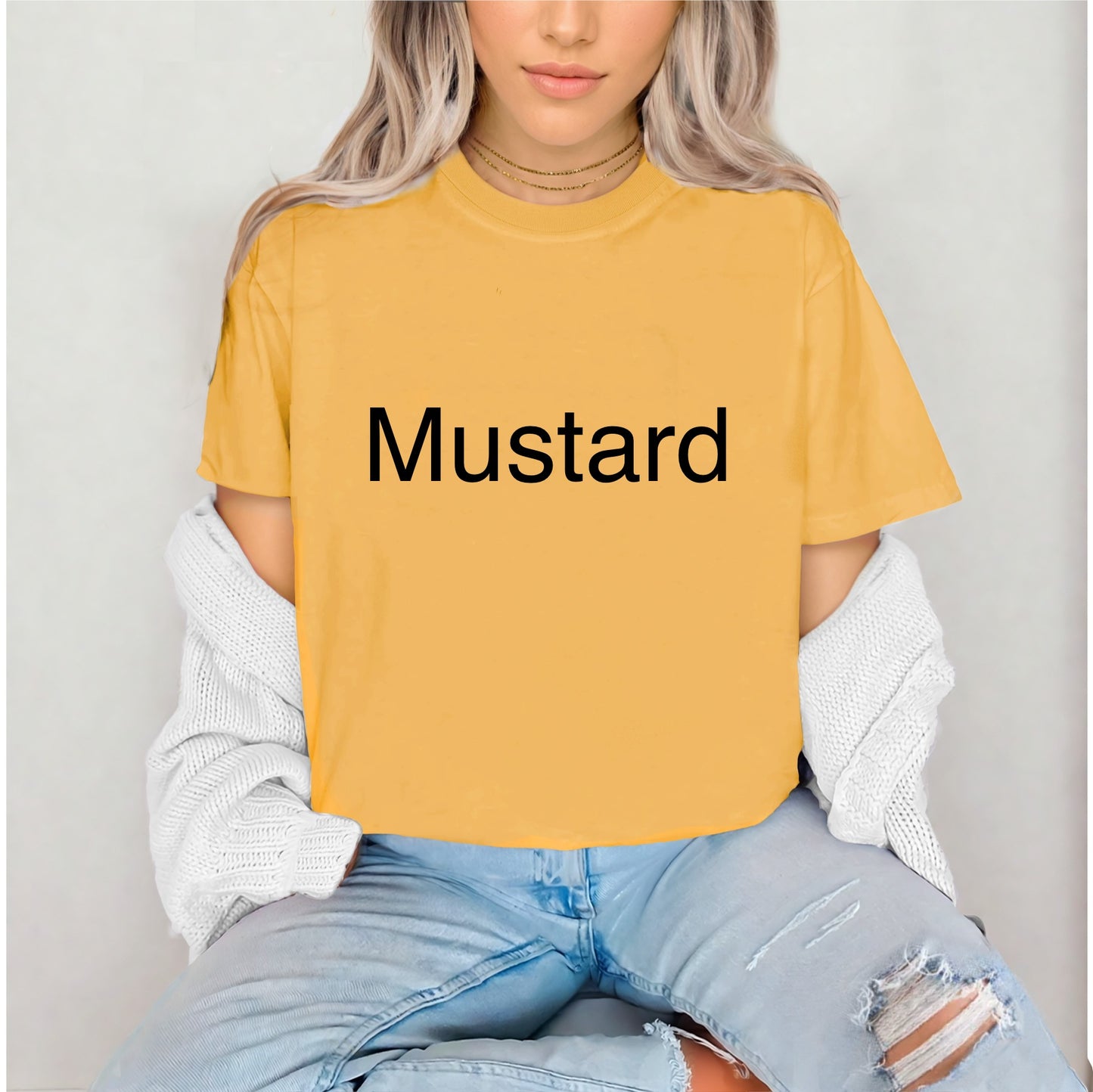 Mustard Comfort Colors T-Shirt