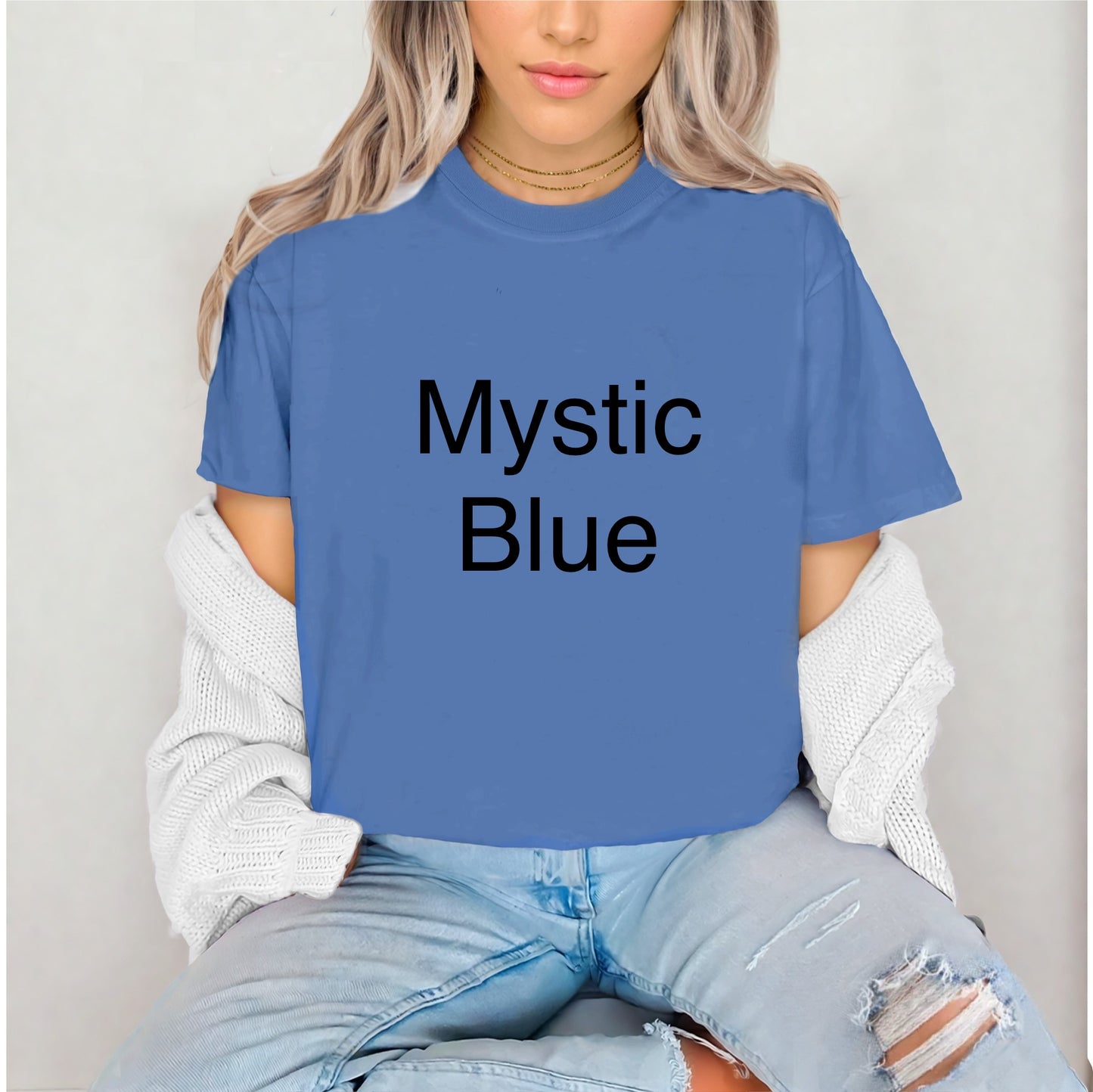 Mystic Blue Comfort Colors T-Shirt