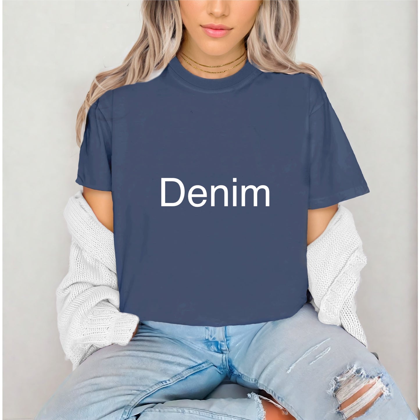 Denim Comfort Colors T-Shirt