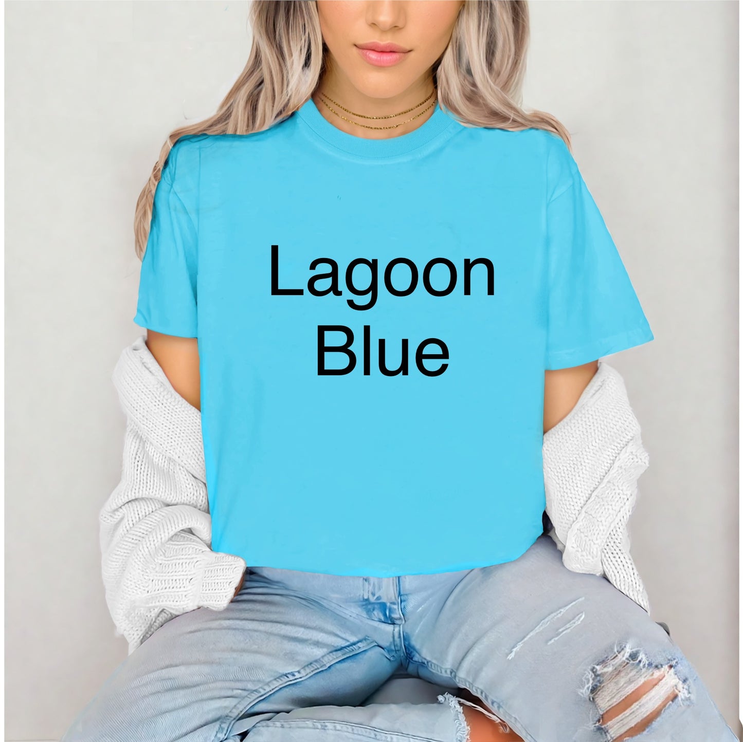 Lagoon Blue Comfort Colors T-Shirt