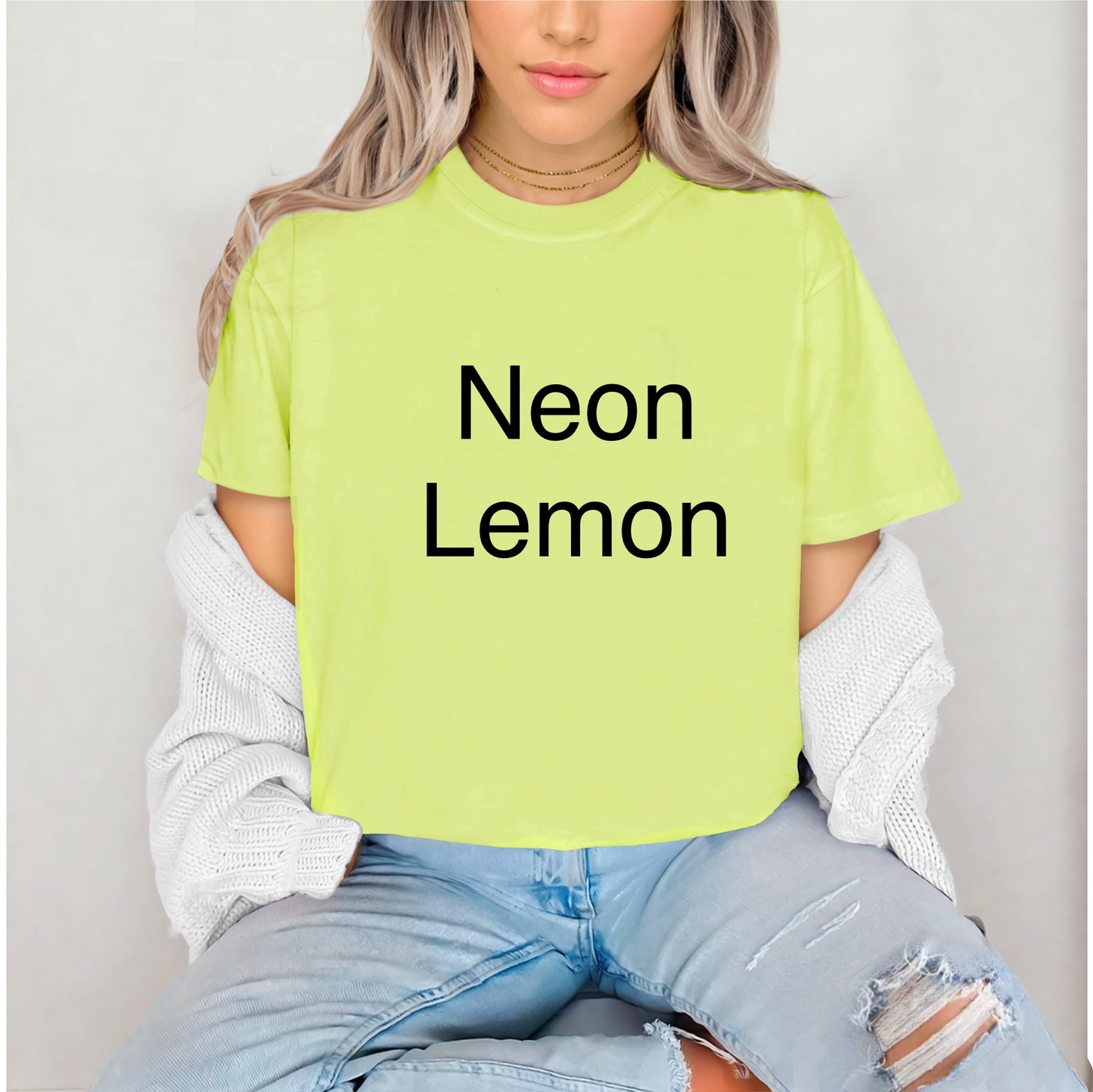 Neon Lemon Comfort Colors T-Shirt