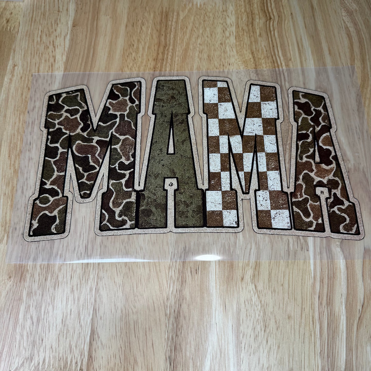 #90 Camo/Checker Mama