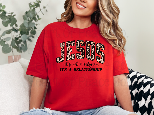 Jesus, it’s not a religion (Black)