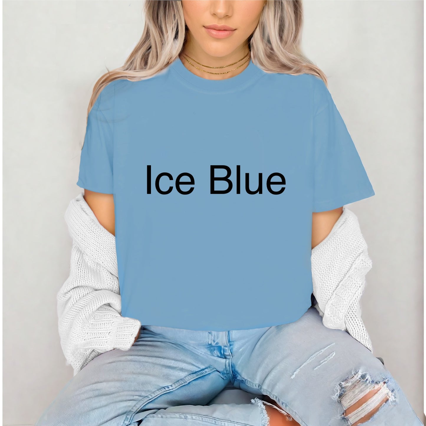 Ice Blue Comfort Colors T-Shirt