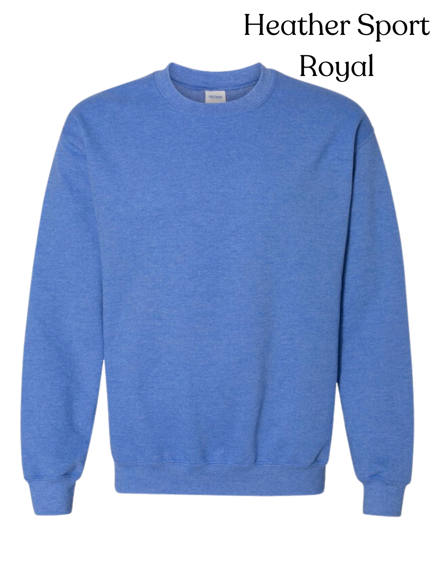Heather Royal Crewneck