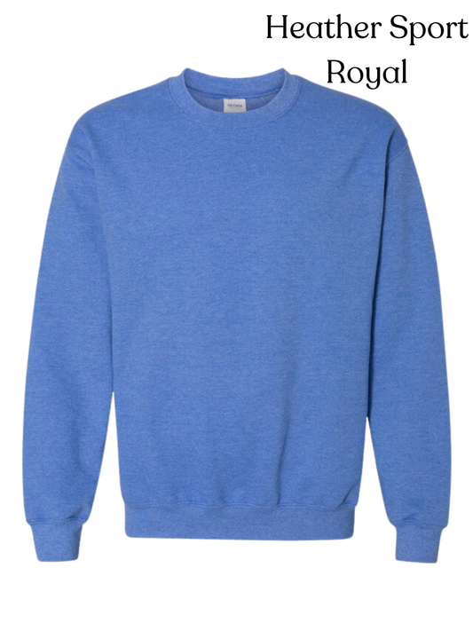 Heather Royal Crewneck