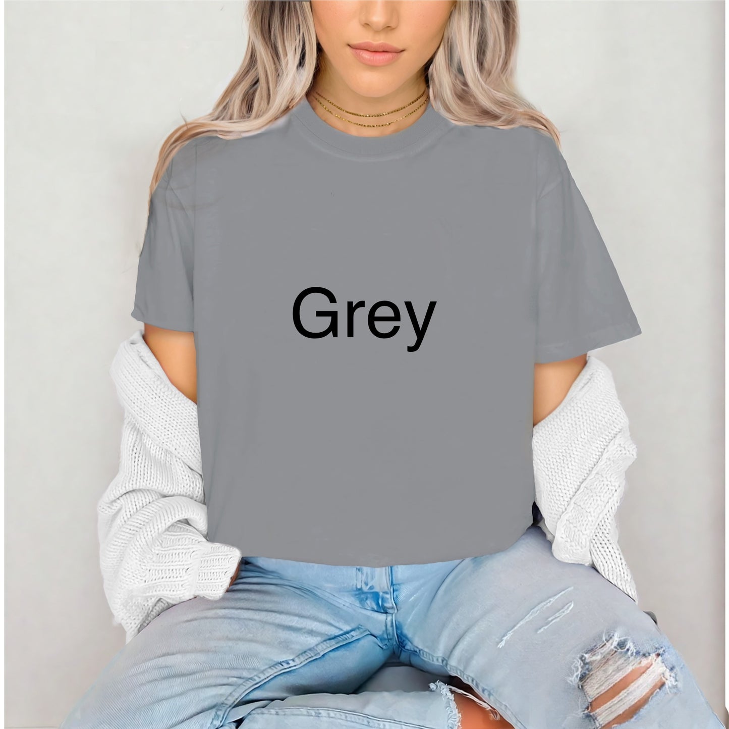 Grey Comfort Colors T-Shirt