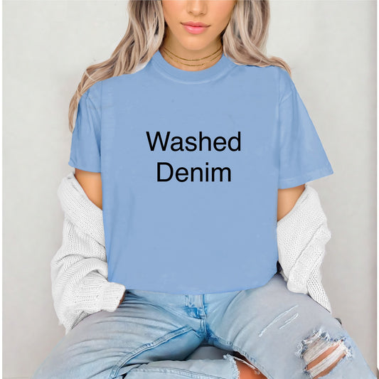 Washed Denim Comfort Colors T-Shirt
