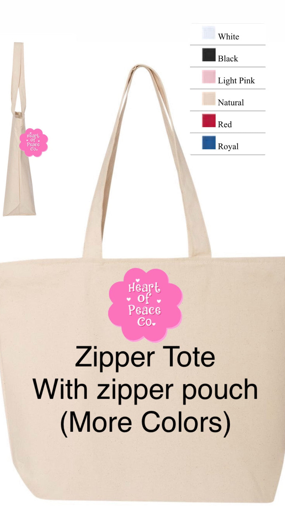 Zipper Tote LIVE Claims