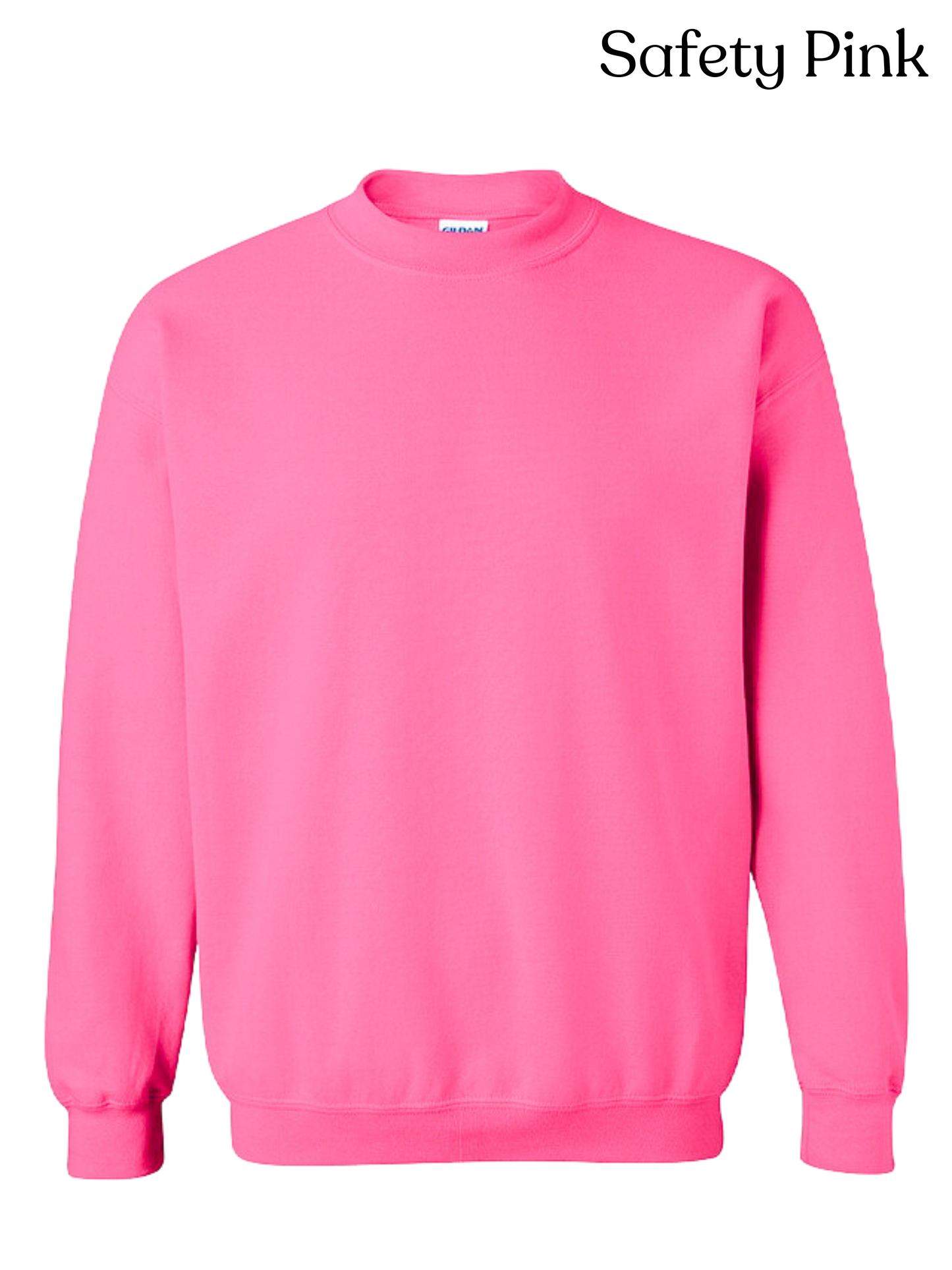 Safety Pink Crewneck