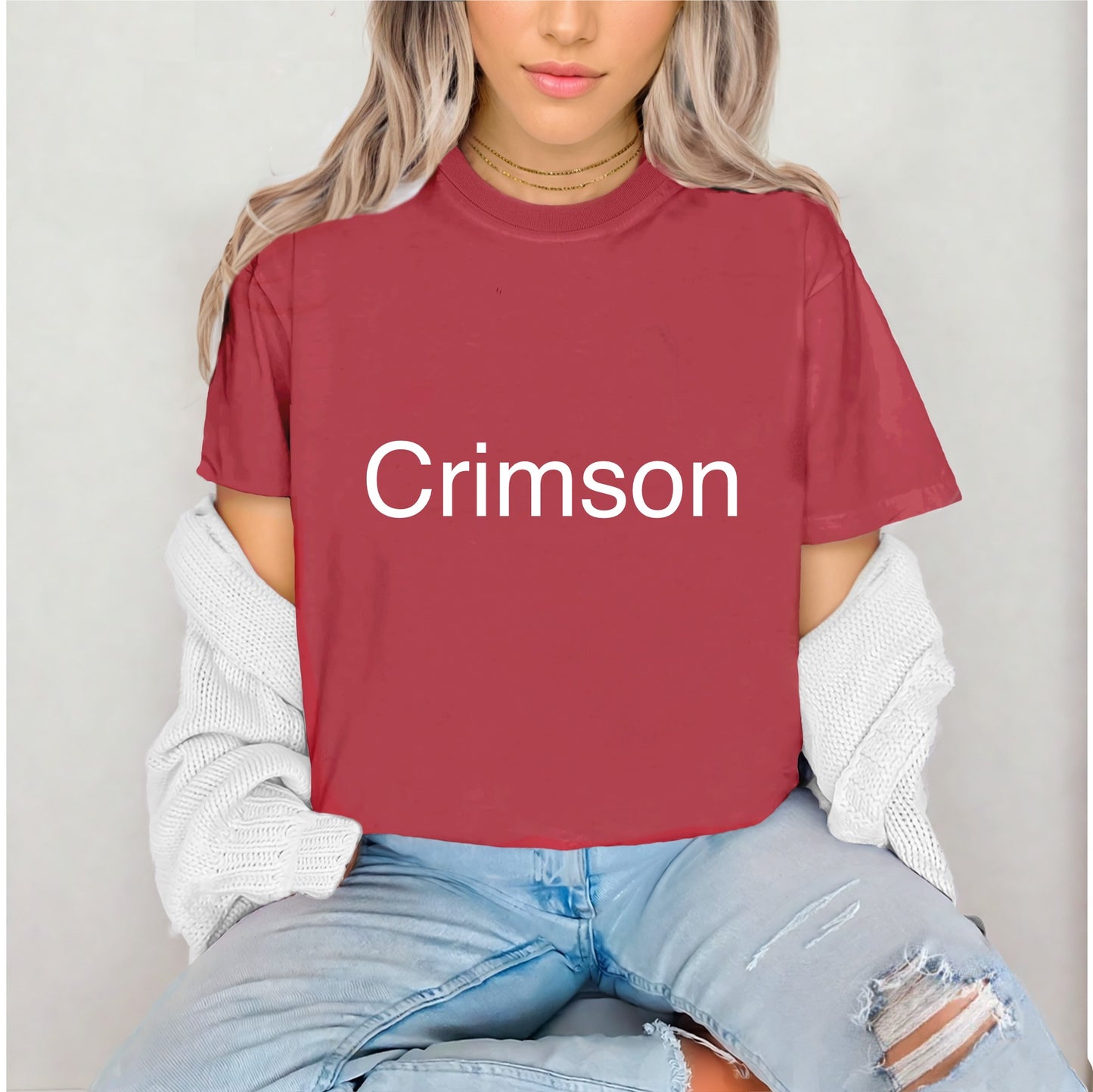 Crimson Comfort Colors T-Shirt