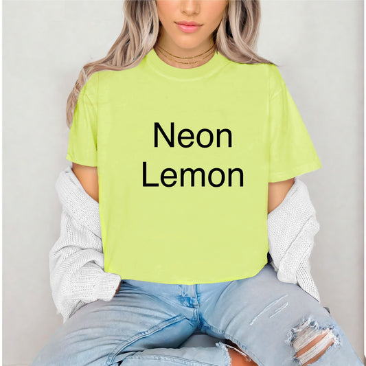 Neon Lemon Comfort Colors T-Shirt