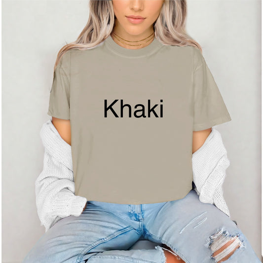 Khaki Comfort Colors T-Shirt