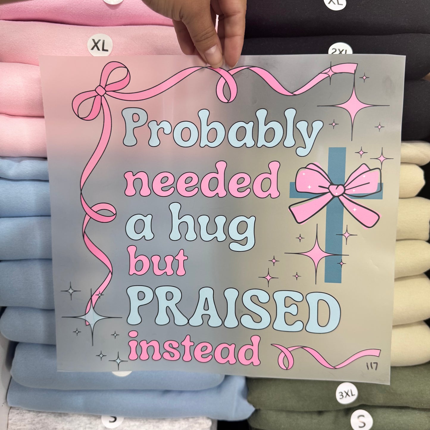 Probably needed a hug but praised instead