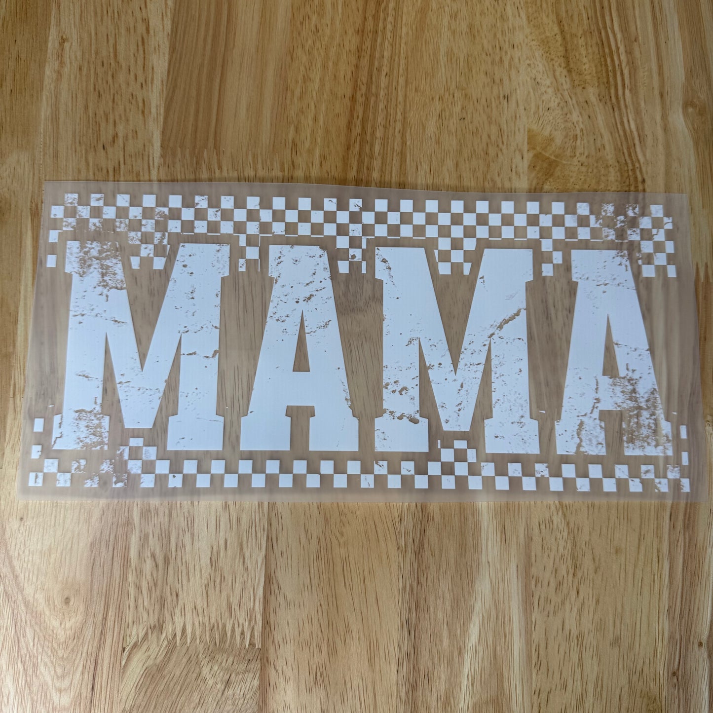 #97 Checkered Mama white