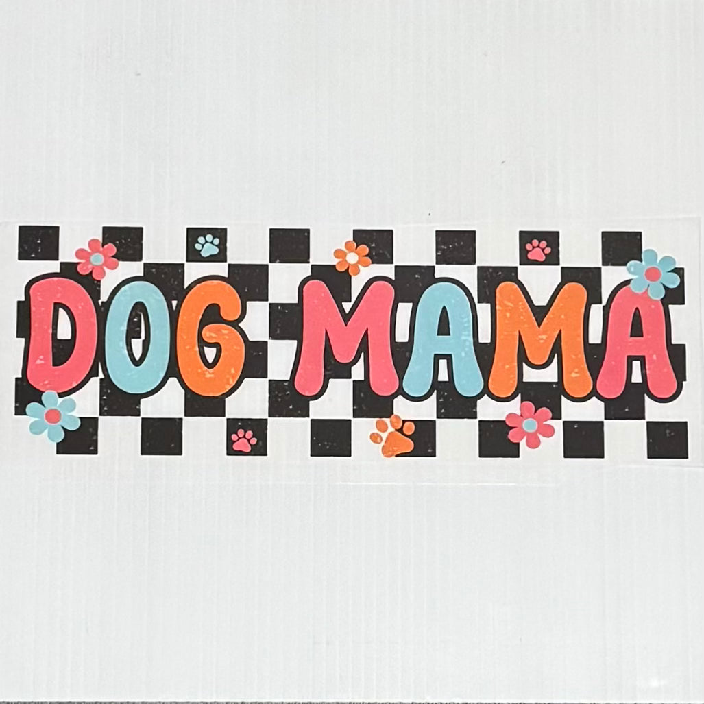 Checkered Dog Mom
