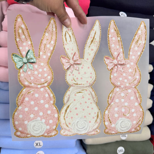 Mint Bow Bunny
