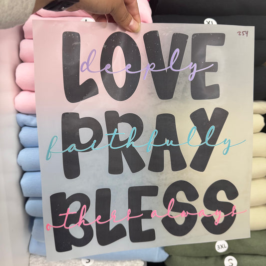 Love, Pray, Bless