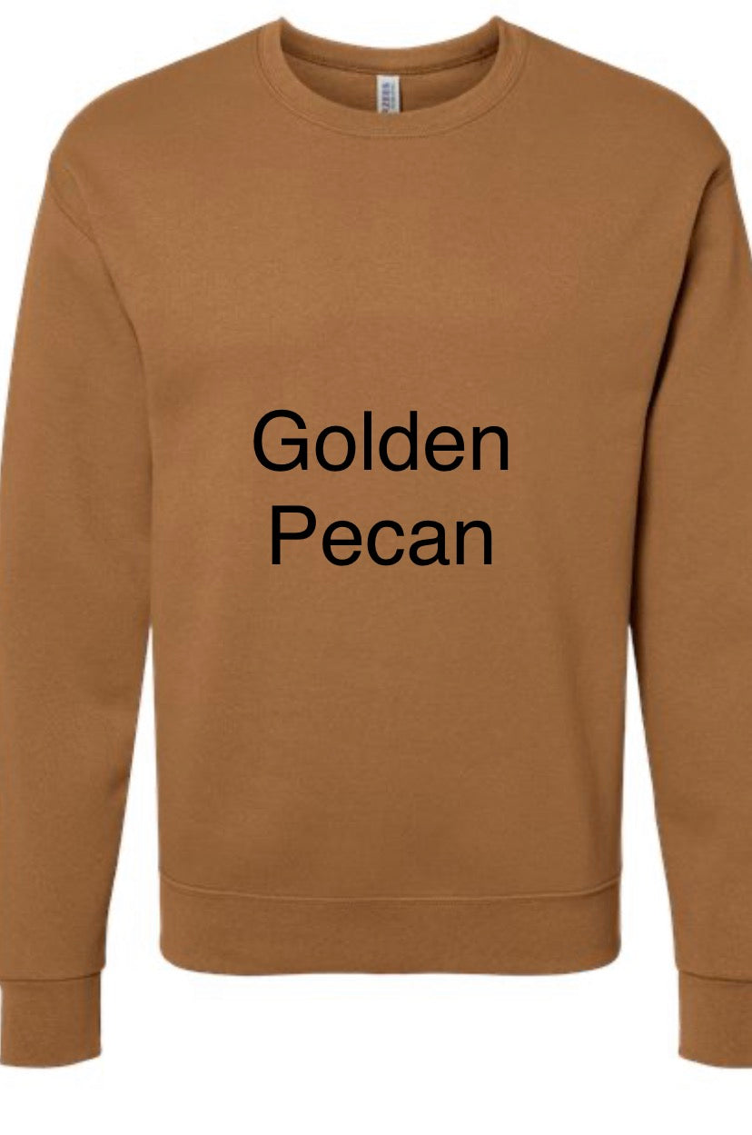 Jerzees Golden Pecan Crewneck
