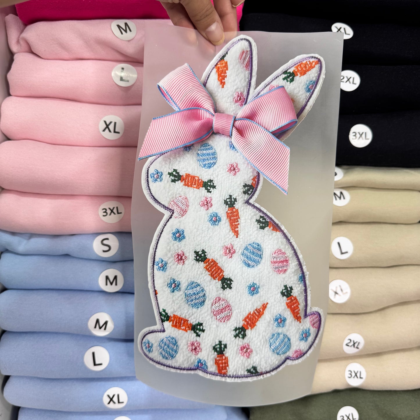 Pink Bow Bunny