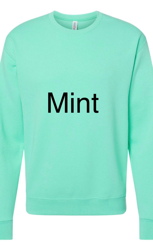 Jerzees Mint Crewneck