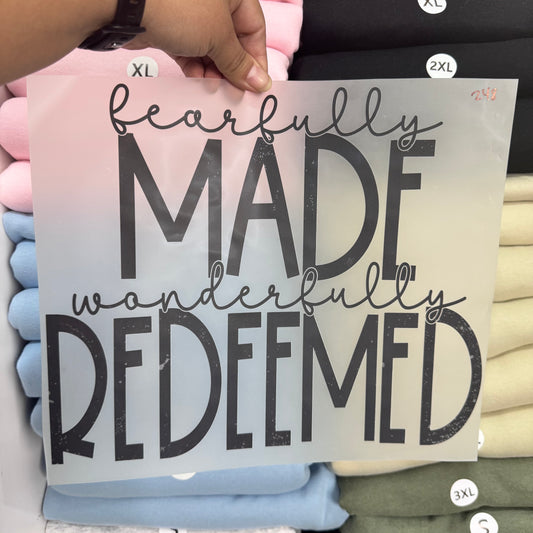 Fearfully made, Wonderfully redeemed