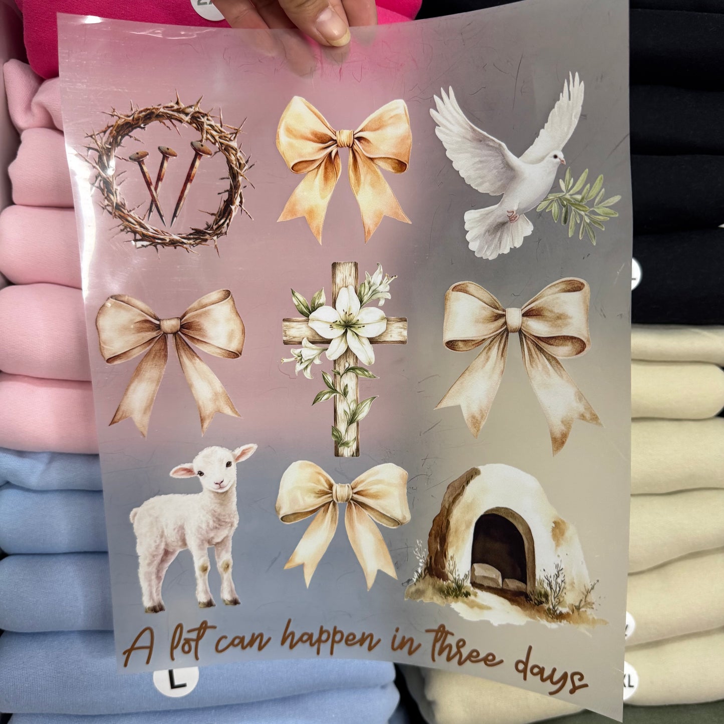 A lot can happen in 3 days- dove