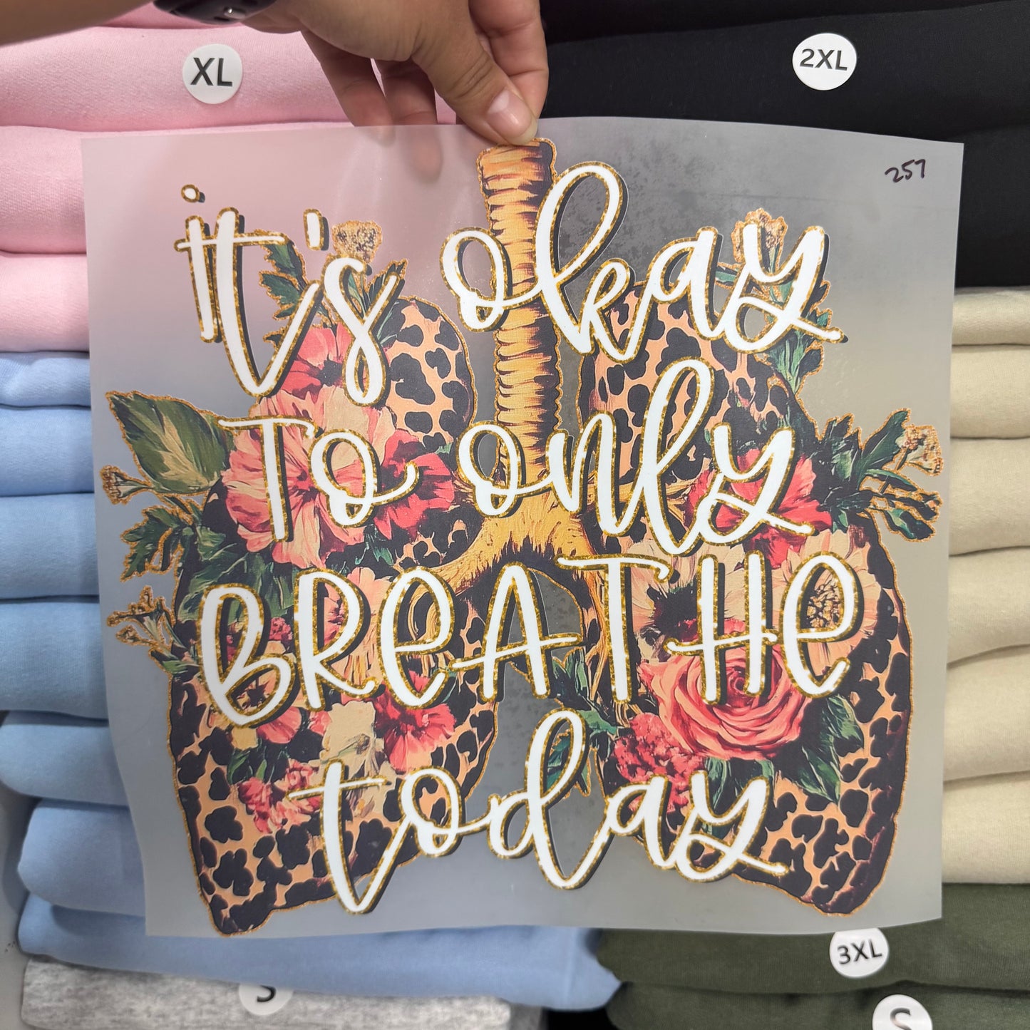 It’s ok to only breath today