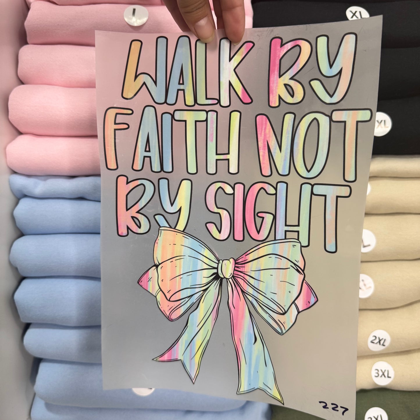 Walk by faith