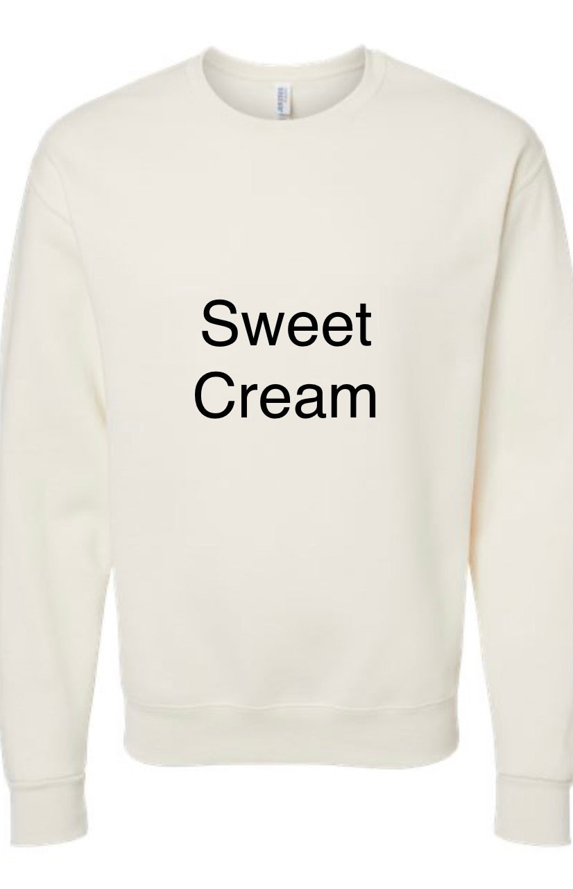 Jerzees Cream Crewneck