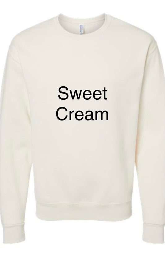 Jerzees Cream Crewneck