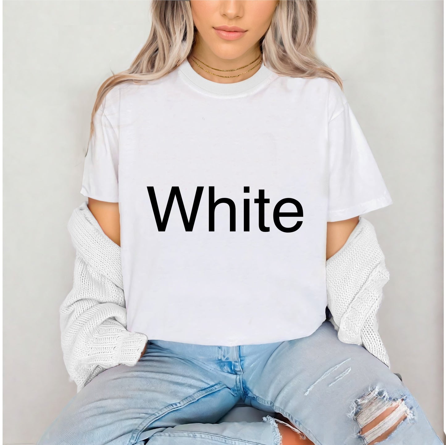 White Comfort Color T-Shirt